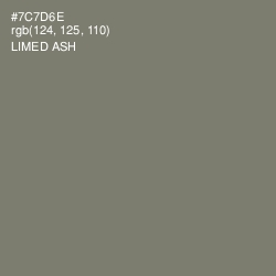 #7C7D6E - Limed Ash Color Image